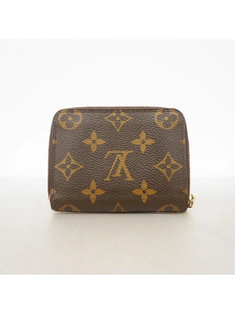 Louis Vuitton Coin Case Monogram Zippy Purse Brown